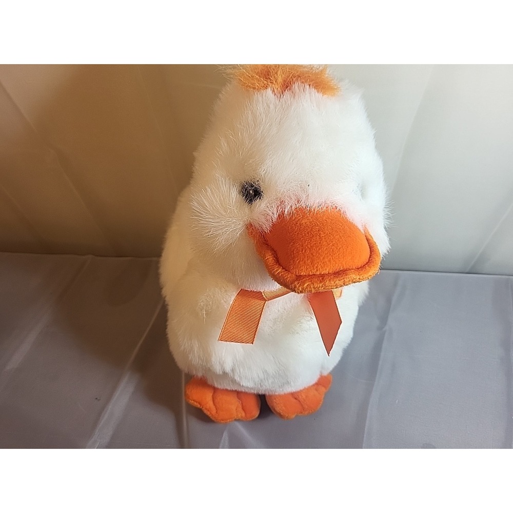 Retired 2000 Animal Adventure Duck Plush - Orange Bill‎ & Feet